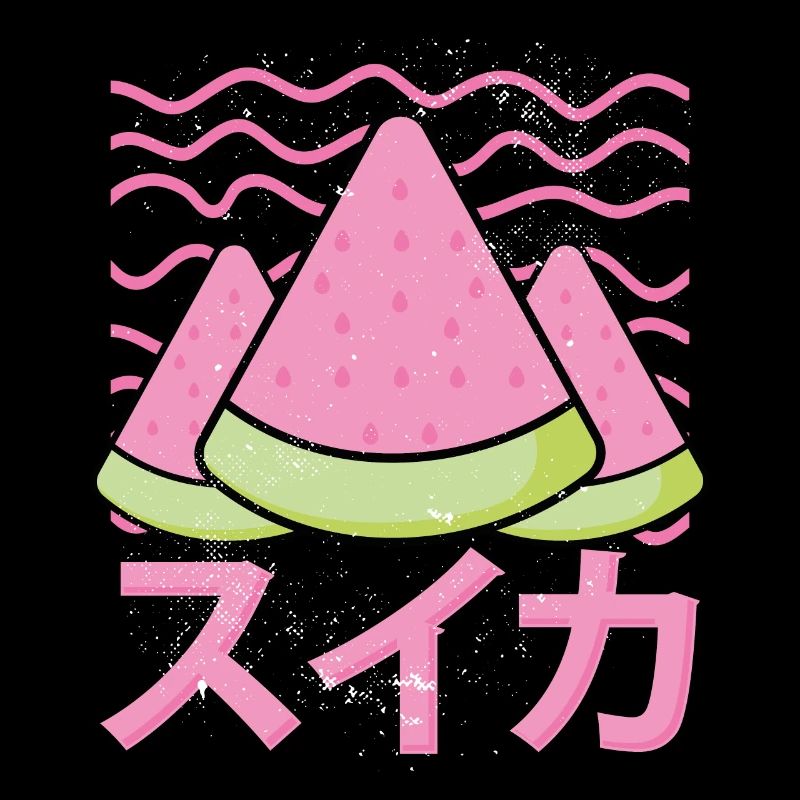 Pastèque Kawaii douce