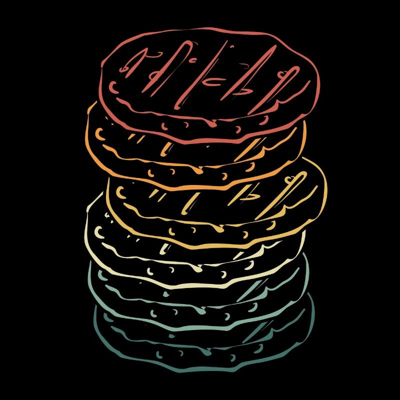 Hamburger patty in white