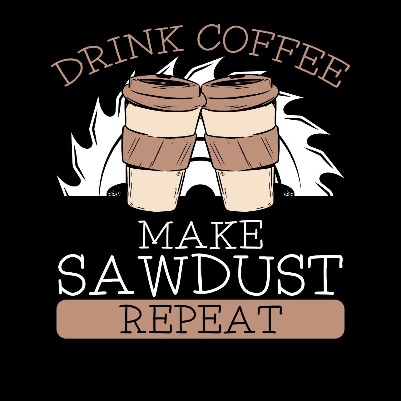 Coffee Drinking Sawdust Making