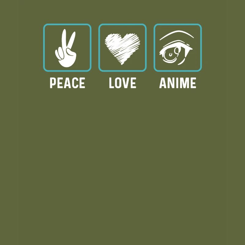 Peace love anime