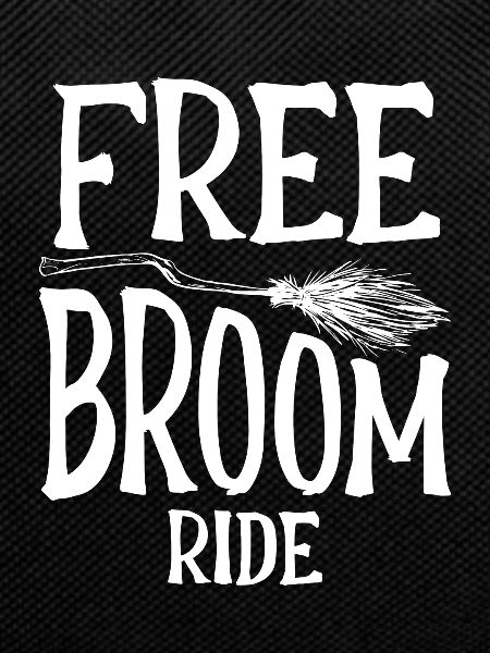 Free broom ride