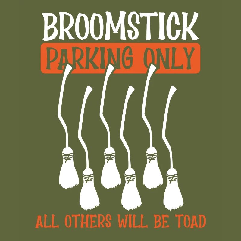 Broom Parking Only Here