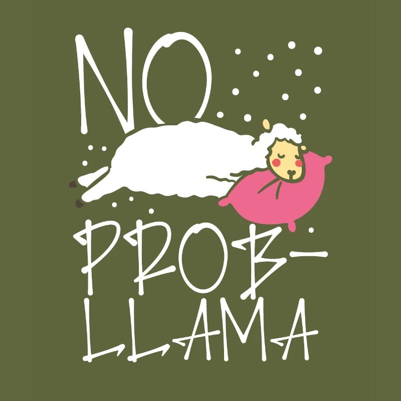 Kein Problem Süßes Lama
