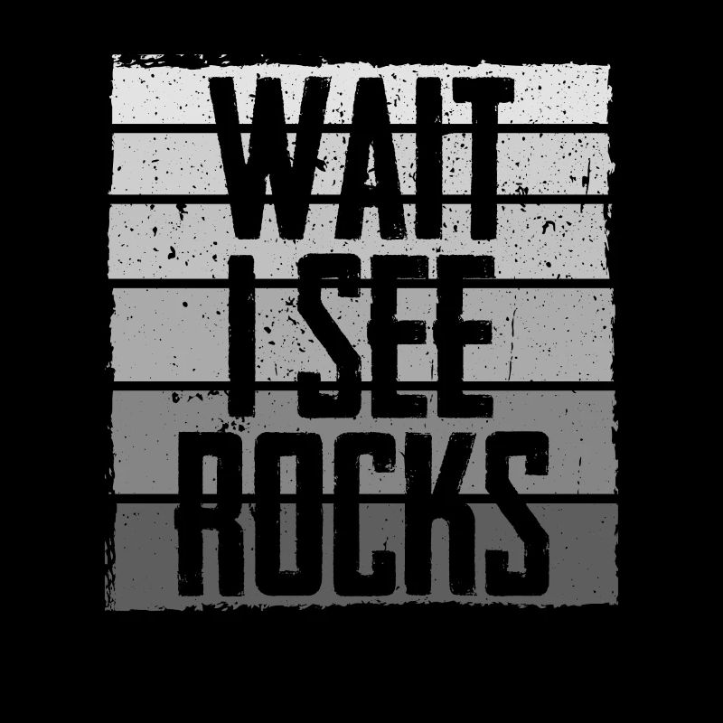 Waiting I see stones