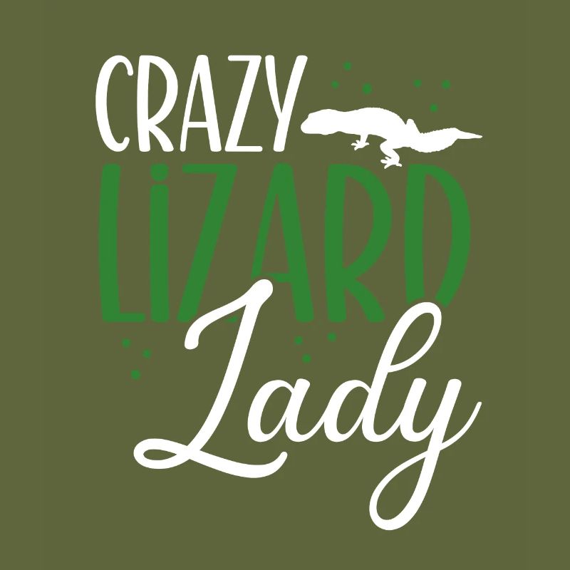 Crazy lizard lady