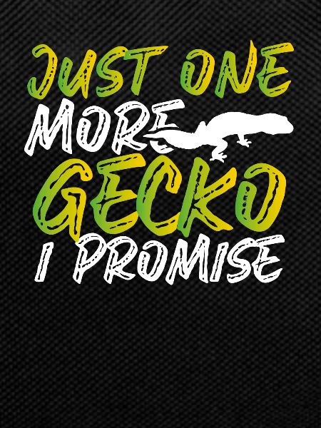 Only one gecko, promised