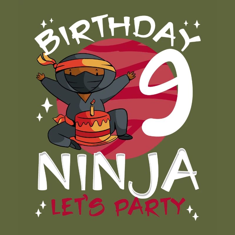 Cute Ninja for 9th Birthday
