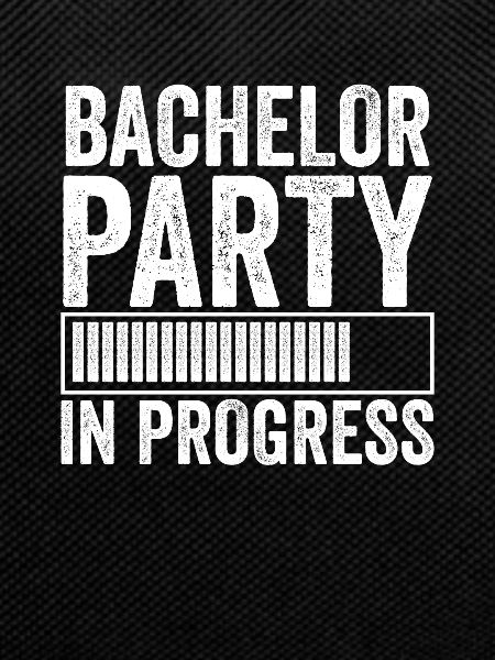 Bachelor party in progress