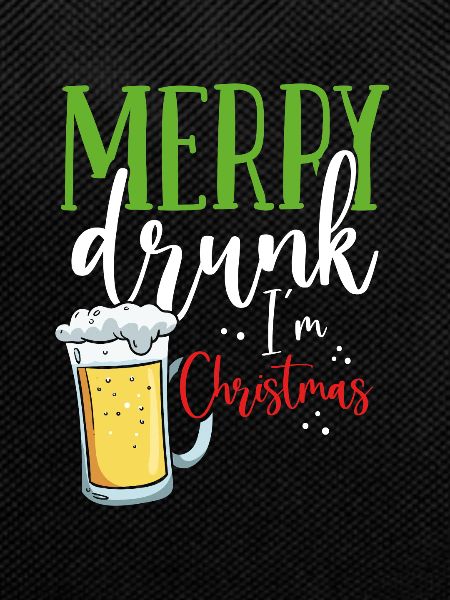 Happy drunks at Christmas
