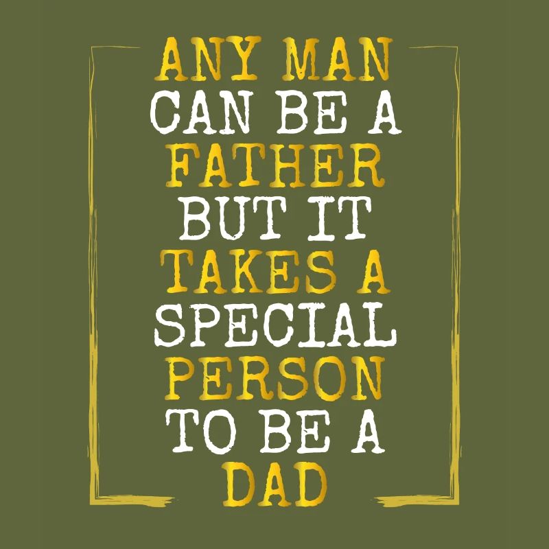 Ein Besonderer Mensch wird ein Vater