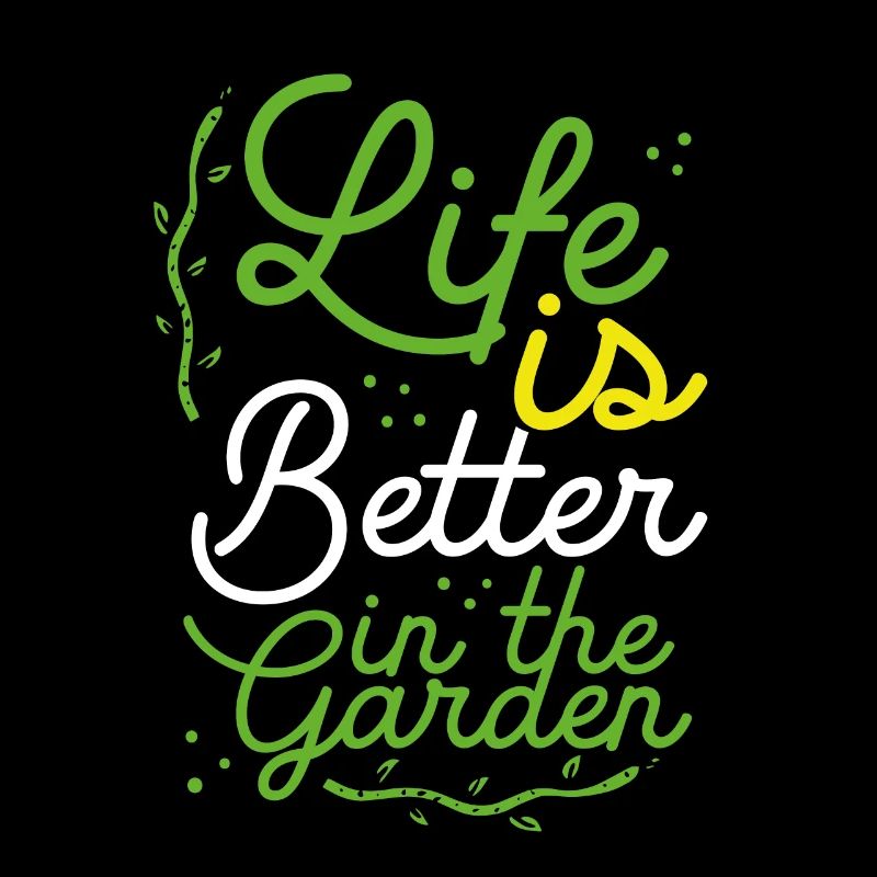 Das Leben Ist Besser Im Garten