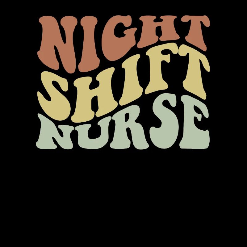Nachtschichtkrankenschwester Bunt