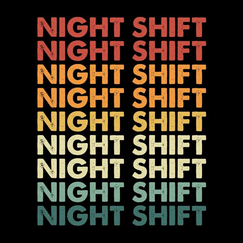 Rétro coloré Night Shift