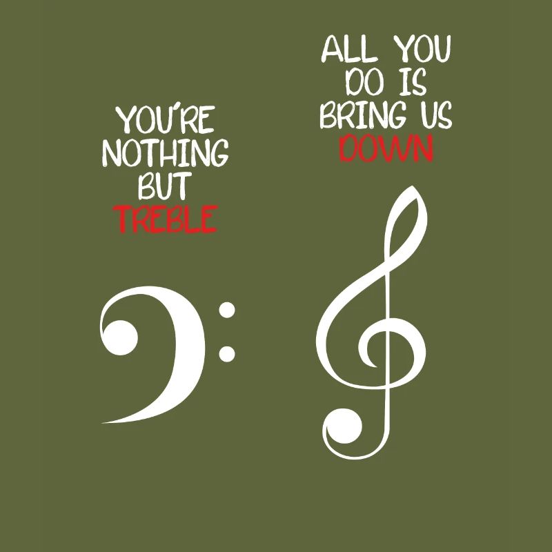 Funny musical notes