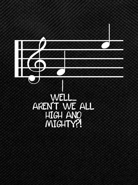 High musical notes