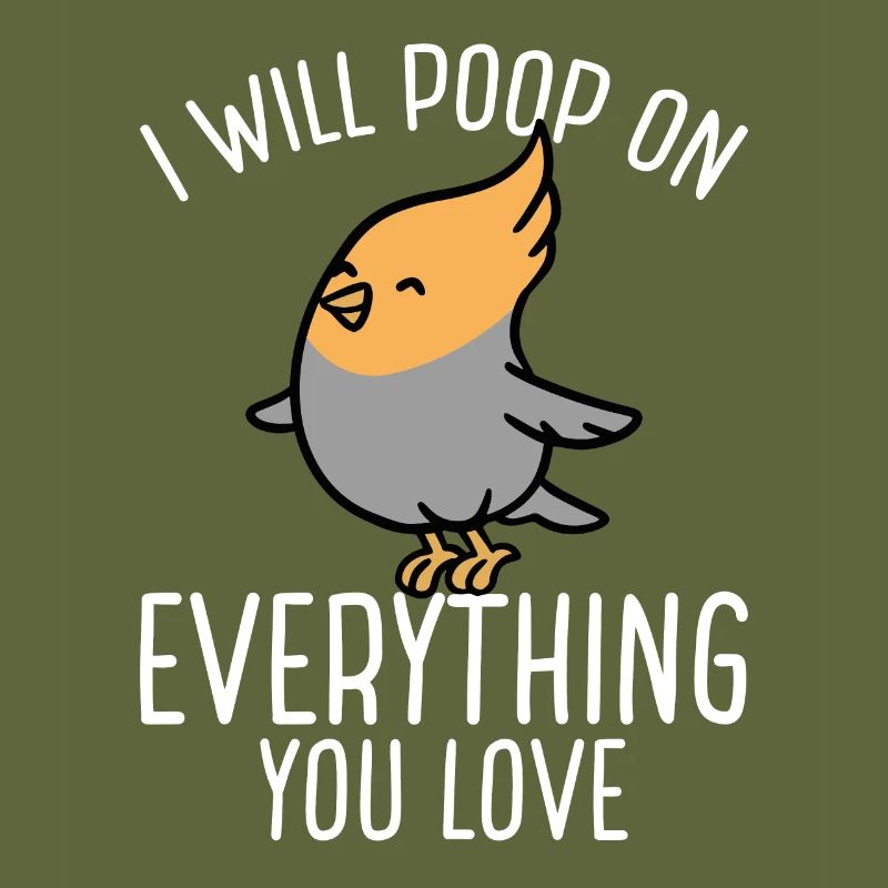 Papagei Wird Auf Alles Kacken