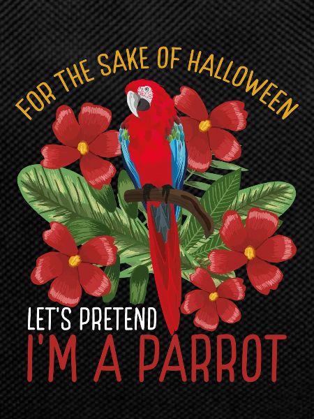 I'm a parrot on Halloween