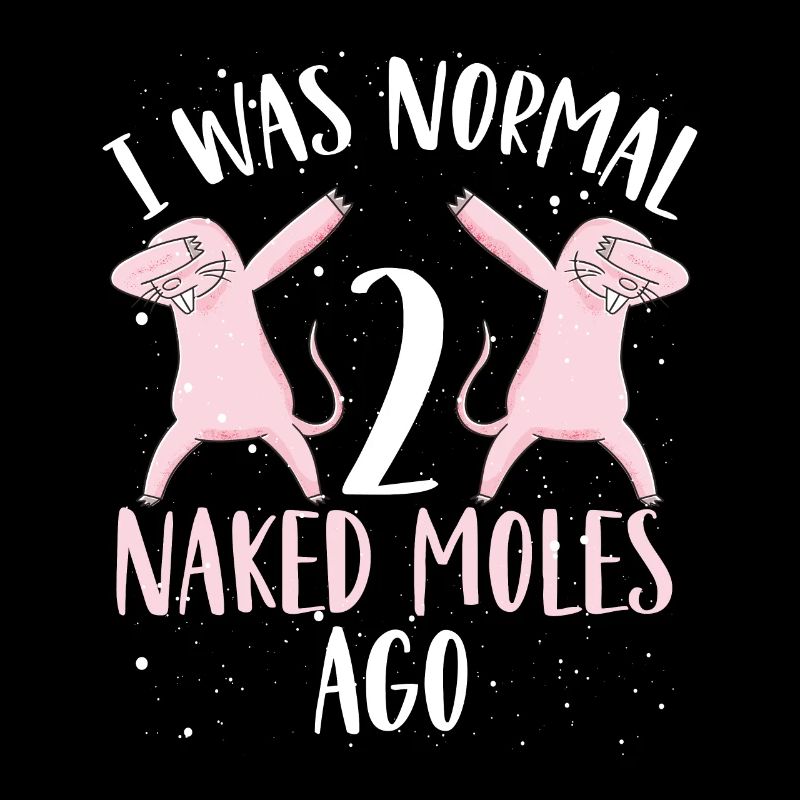 Deux taupes nues