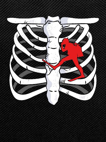Lung of the diver