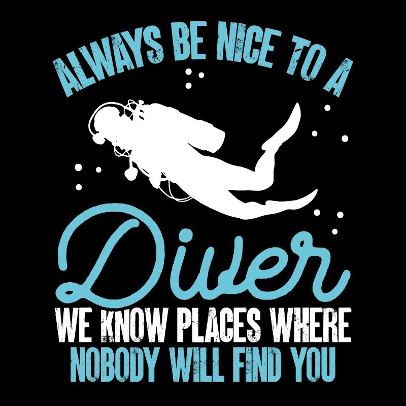 Sei Immer Nett Zu Einem Taucher