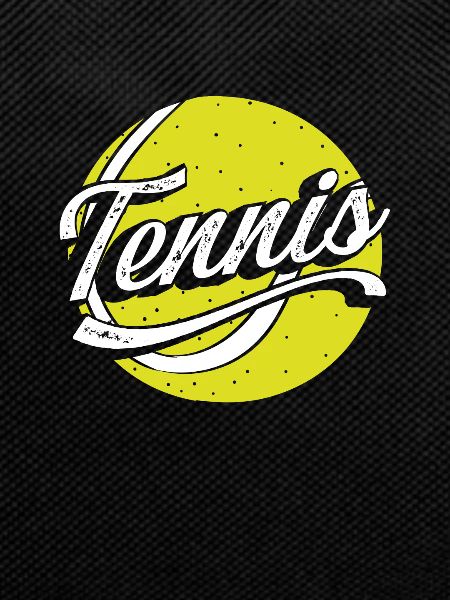 Yellow tennis ball