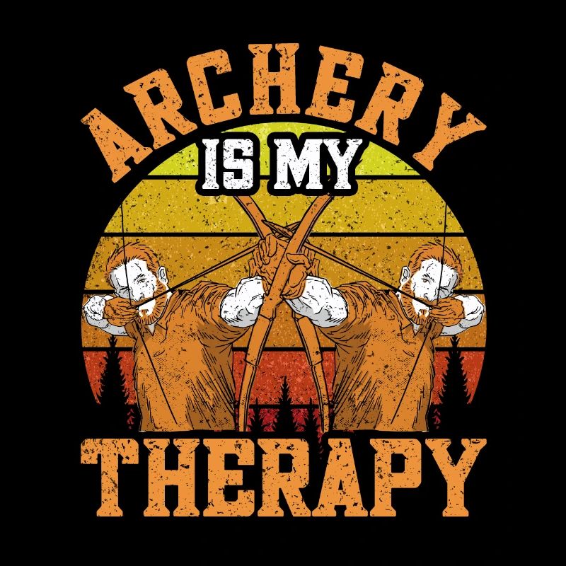 Archery is my therapy retro
