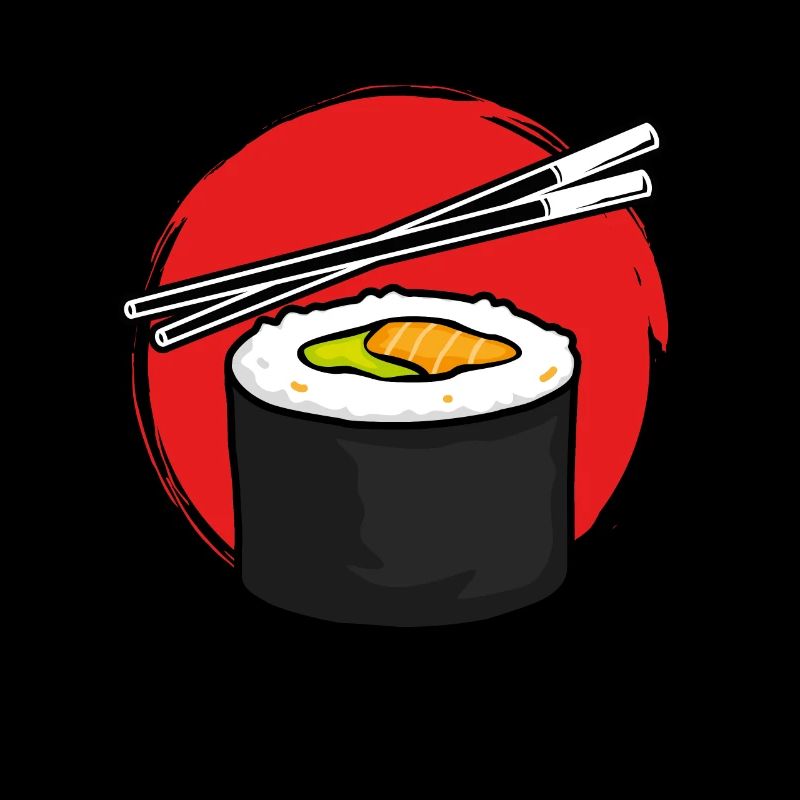 Maki sushi roll Red Sun