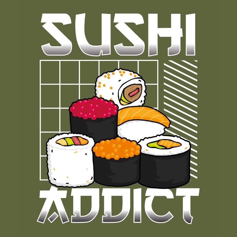 Sushi addictive aesthetics
