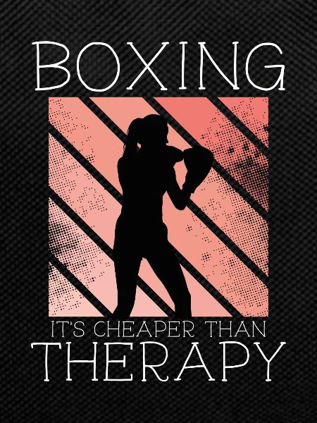 Boxing is cheaper than therapy