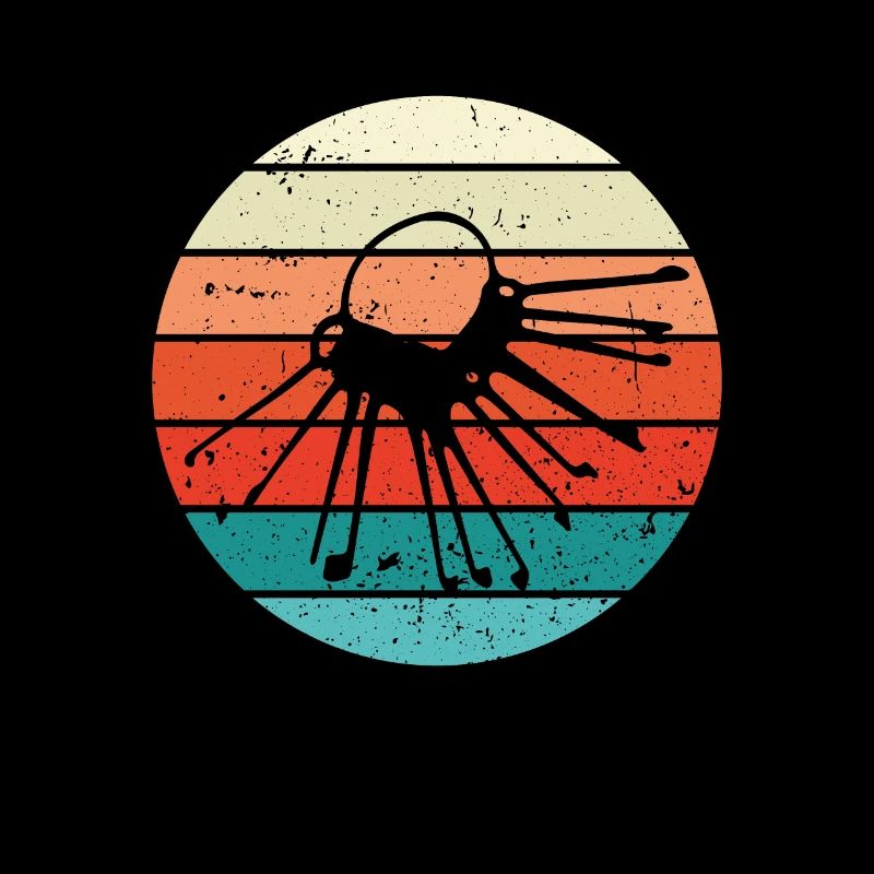 Lock picking tools Sonnenuntergang