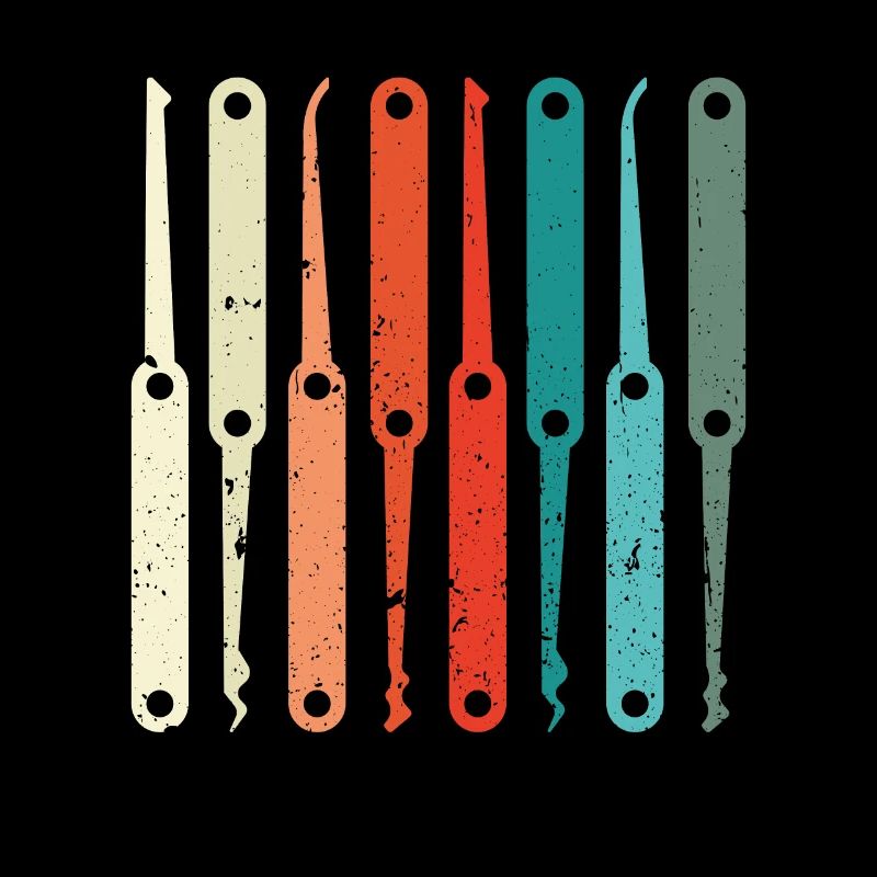 Lock picking colored