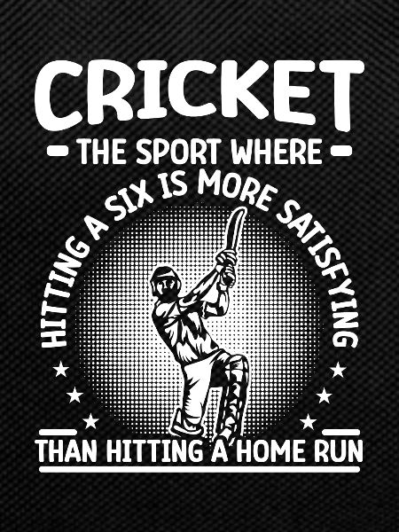 Cricket hits a home run