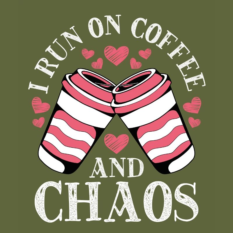 I'm walking on coffee and chaos