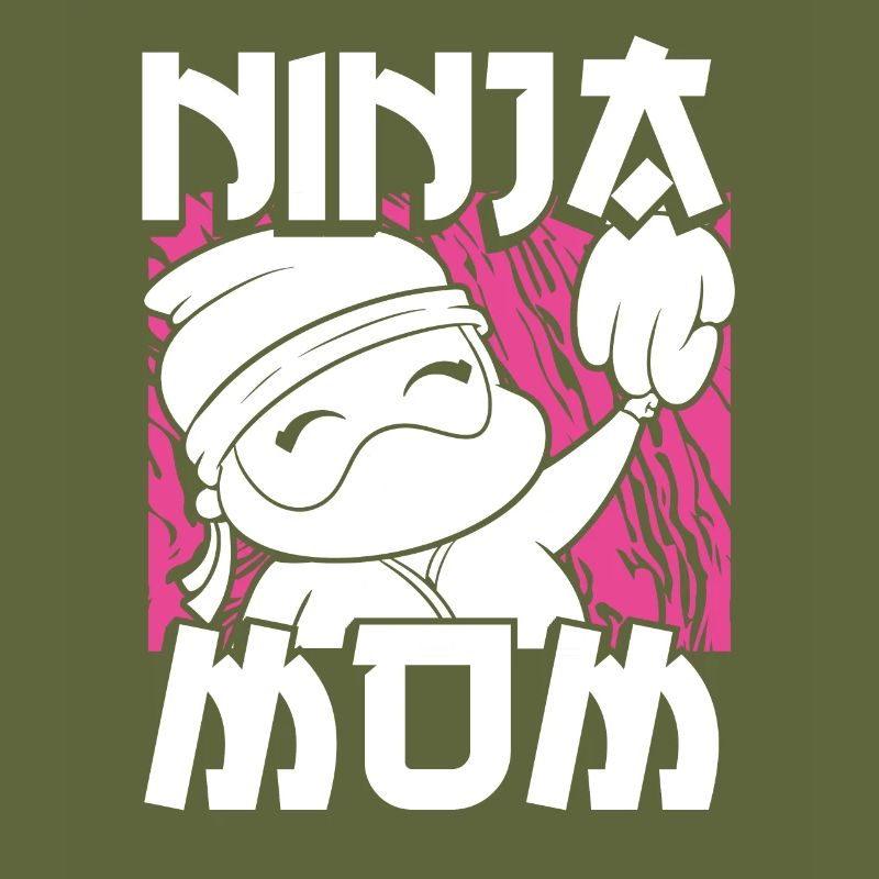 Maman ninja mignonne