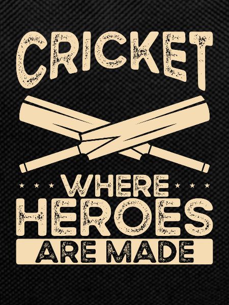 Cricket, where heroes are made