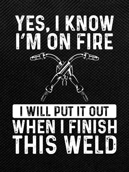 Welder burns