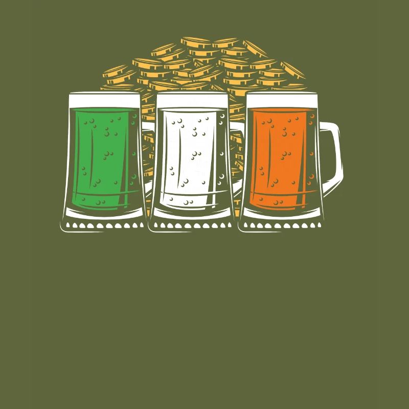 Irisches Bier Mit Gold