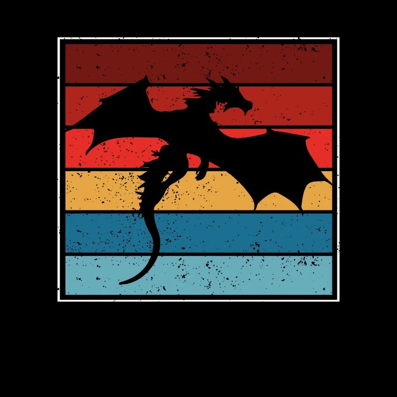 Silhouette de dragon