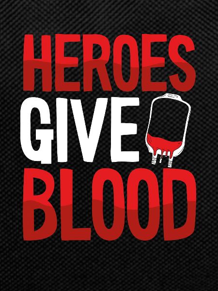 Heroes donate blood
