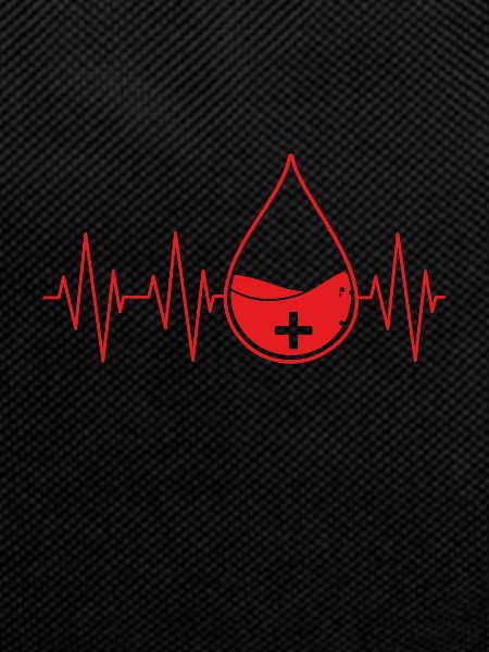 Frequency of red blood drops