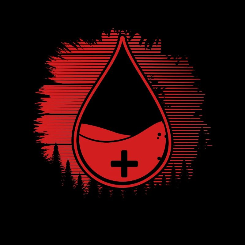 Gouttes de sang Coucher de soleil