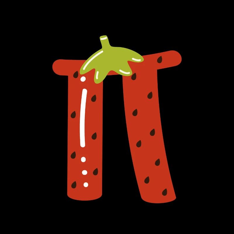 Pi as strawberry