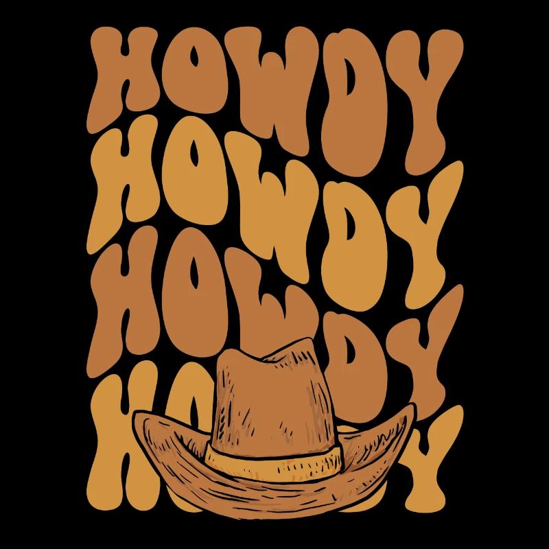 Hello Cowboy In Black