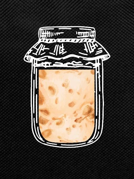Sourdough in a jar