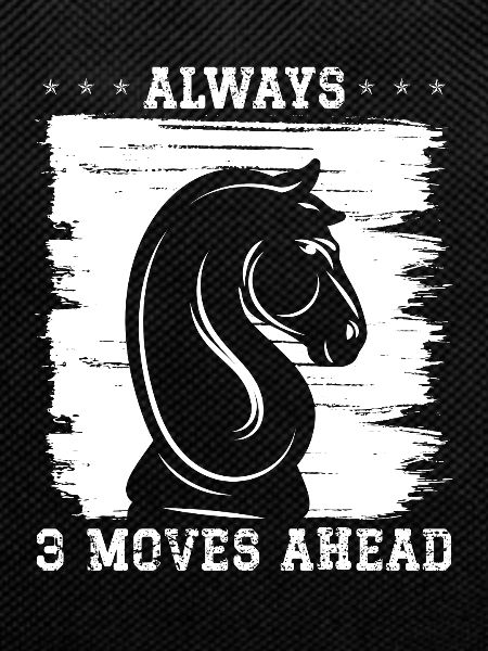 Knight three moves ahead