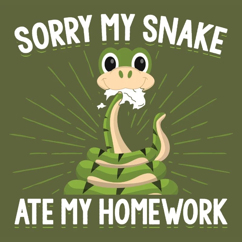 Devoir de serpent | cadeau de reptile