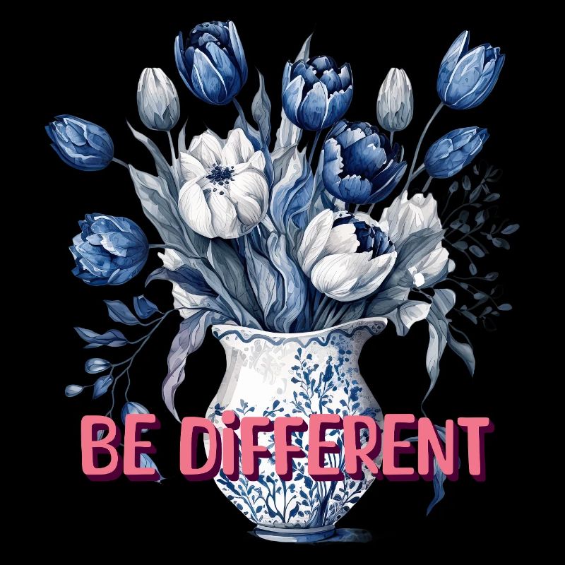 Be Different – Blue Tulips & Positivity