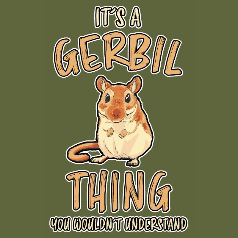 Gerbil Saying Mouse Funny Gerbils Gift