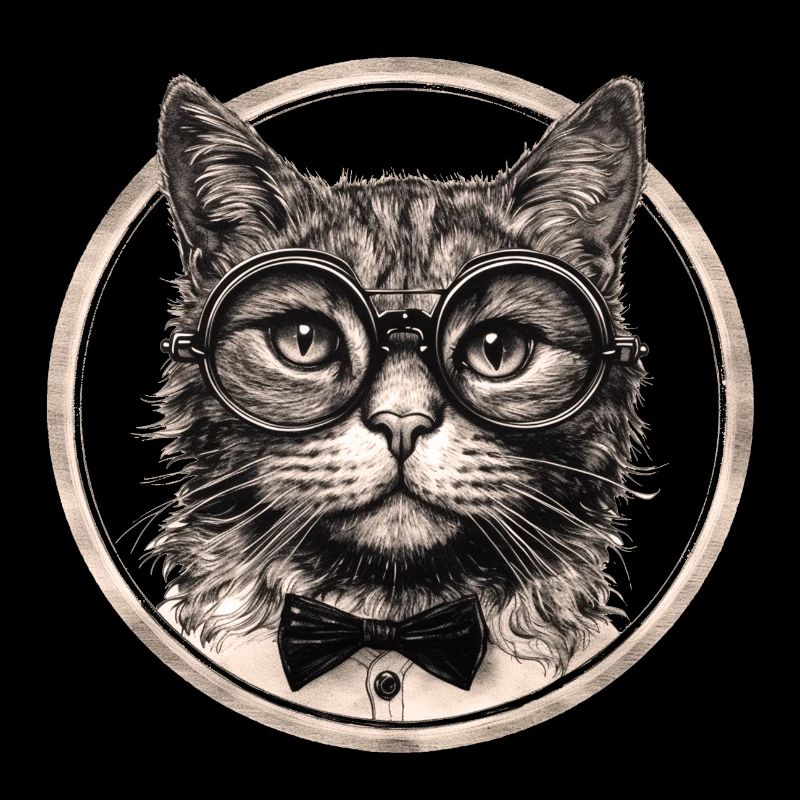 Chat steampunk