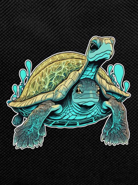 Psychedelic Double-Faced Turtle